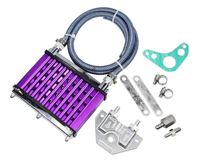 Chłodnica oleju komplet quad atv 110 125 motorower