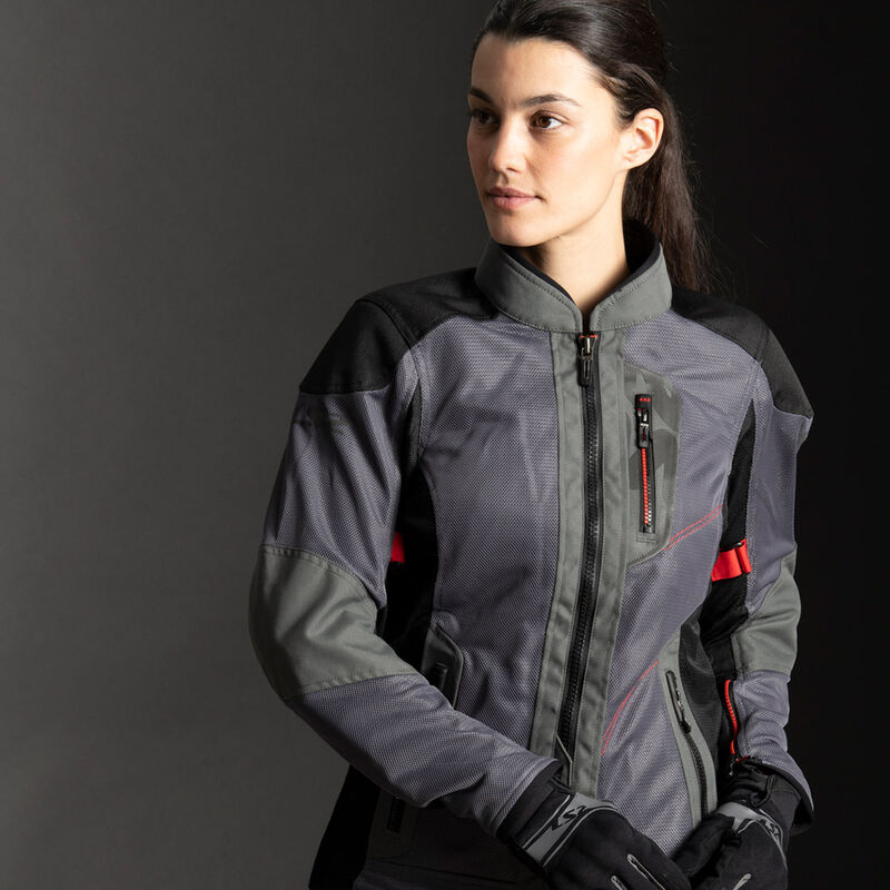 Kurtka motocyklowa damska LS2 Alba Lady Dark Grey Black