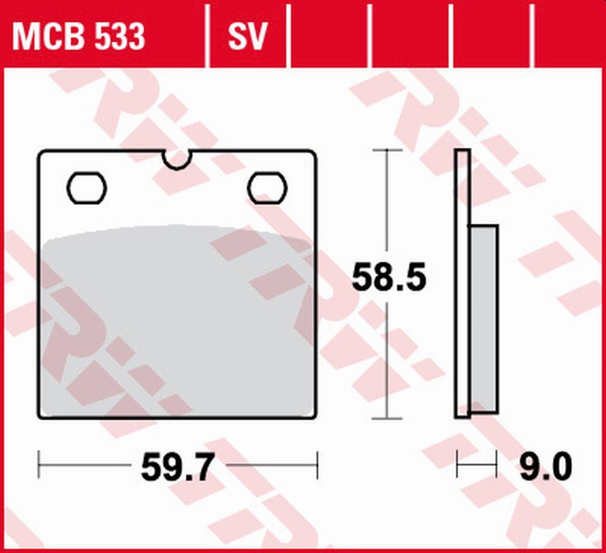 TRW klocki hamulcowe KH077 BMW R 80 GS PD R100