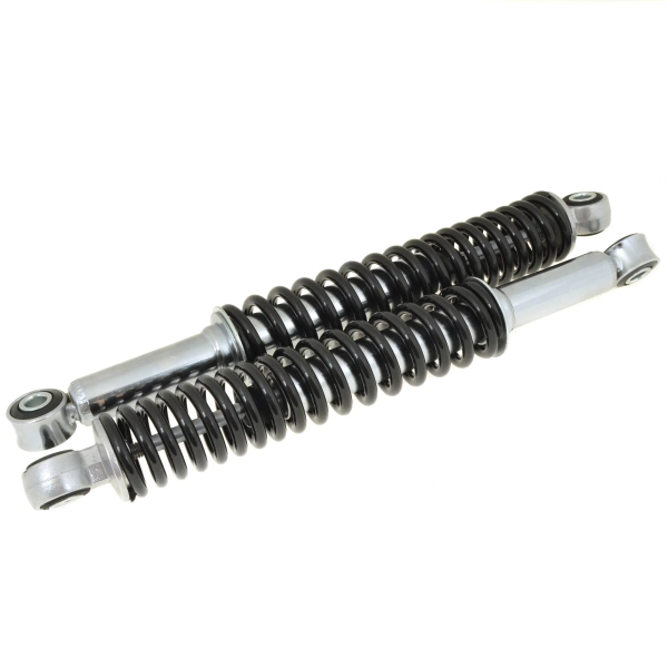 Amortyzatory tył chrom czarne 10/10/325 Romet Jawa Delux