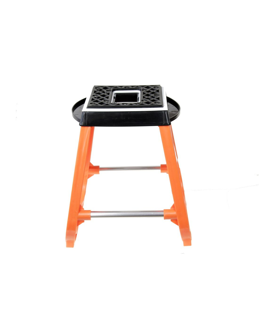 Stojak pod motocykl pomarańczowy bezpieczny stabilny dirtbike pitbike Kayo