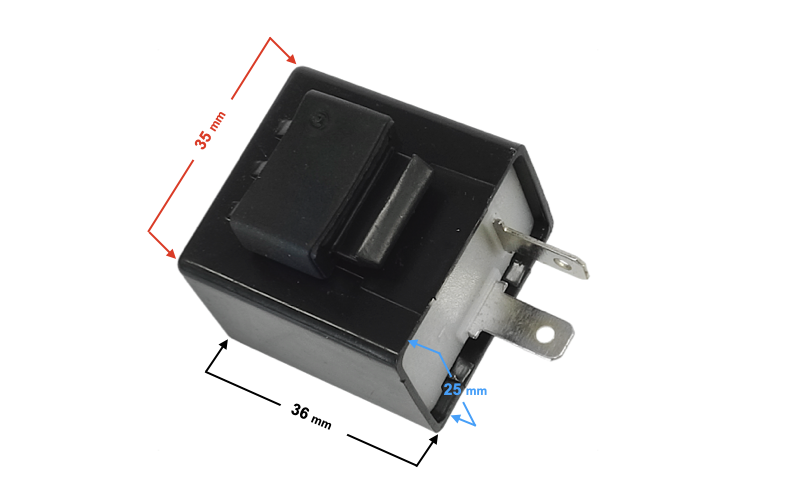 Przerywacz kierunkowskazów motorower skuter 2 pin