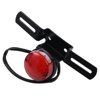 Lampa tylna uniwersalna Led czerwona z uchwytem tablicy Racing Force
