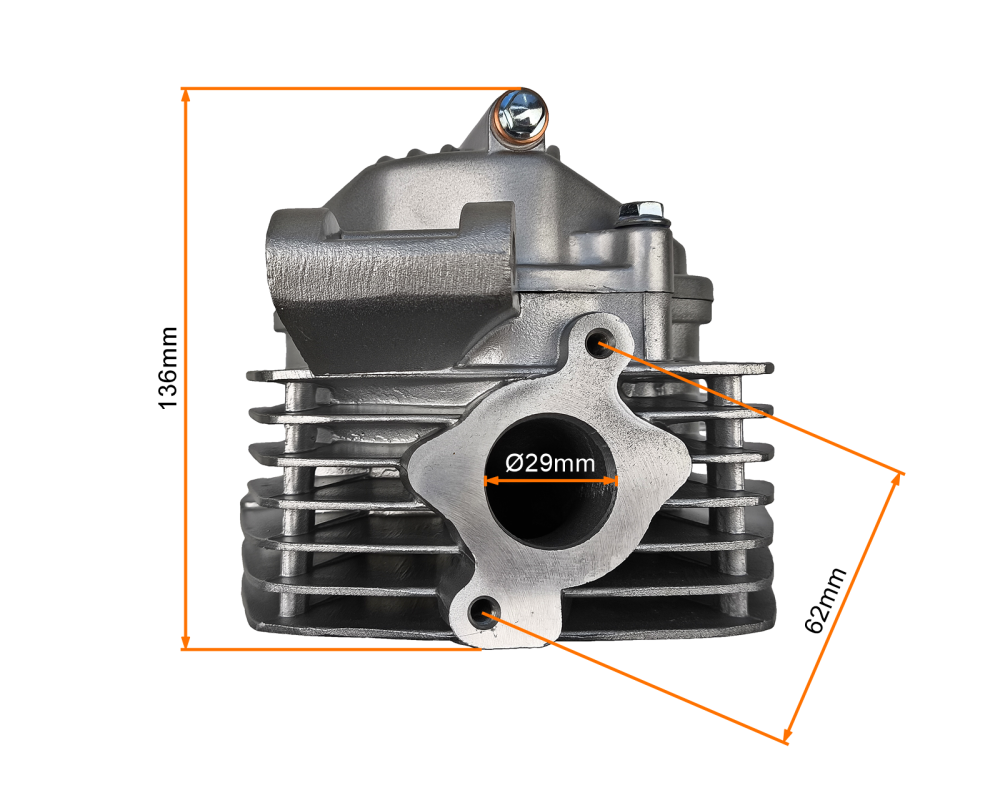 Głowica 125cc 56,45mm Romet Zetka 125 Lifan Loncin