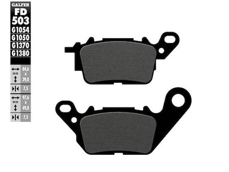 Galfer klocki hamulcowe KH694 półmetaliczne Yamaha Delight N-Max YS 125 150