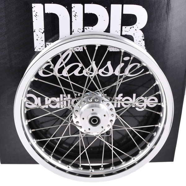 Koło jezdne 2,15x16 Simson S51 alu szprychy inox DPR