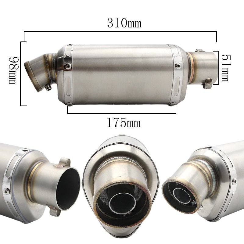 Końcówka Wydechu Uni Adventure Short Replika Kpl