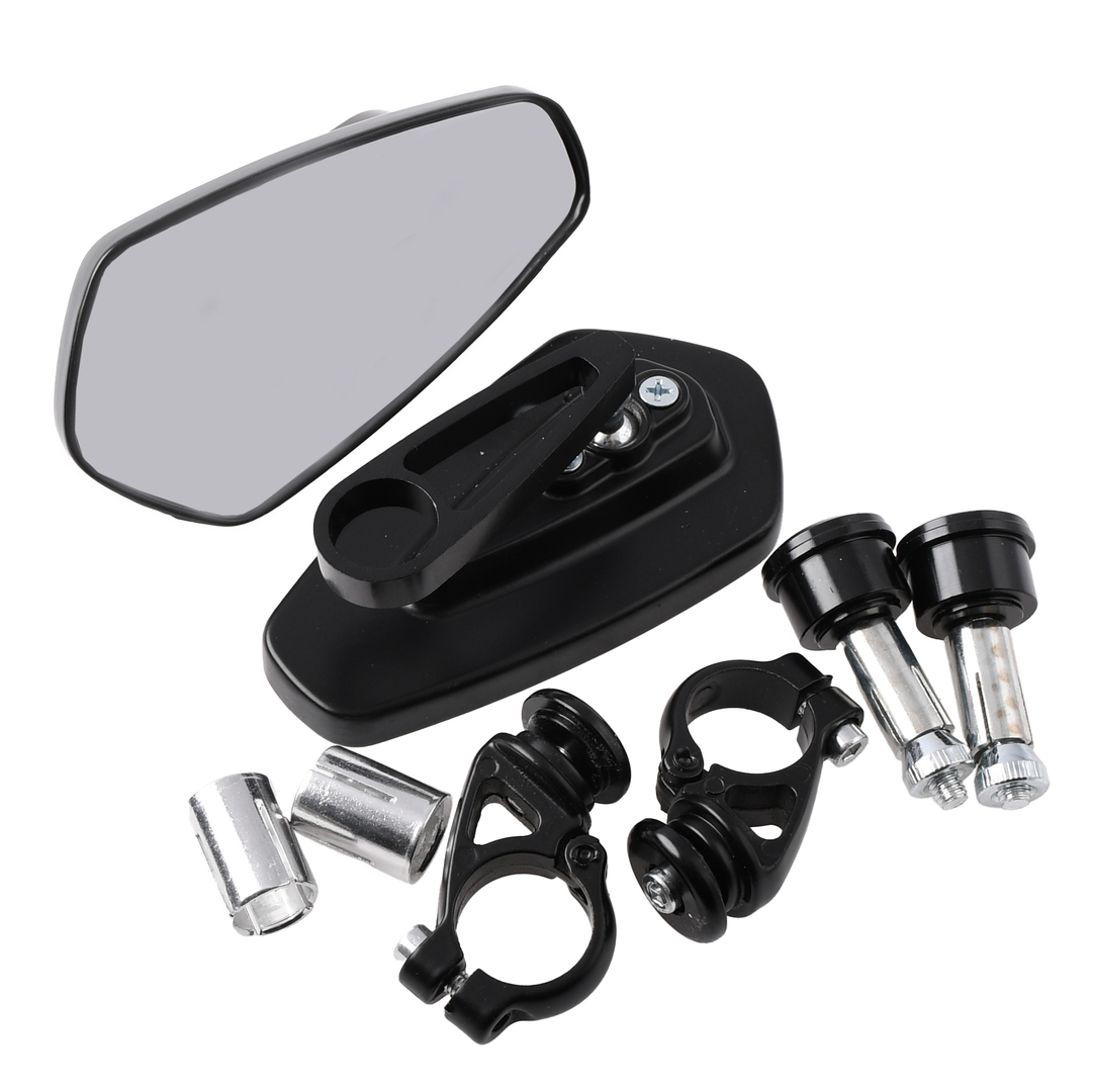 Lusterka dolne okrągłe czarne Cafe Racer Bobber Custom