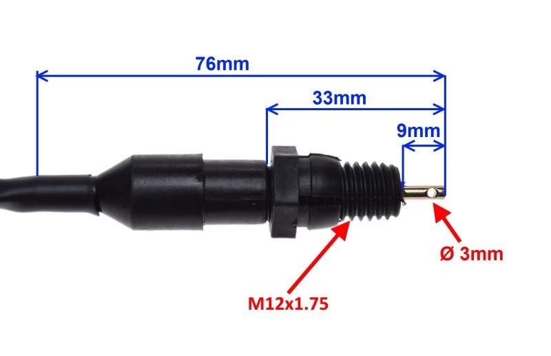Czujnik stopu tył z długim przewodem Suzuki GN 250
