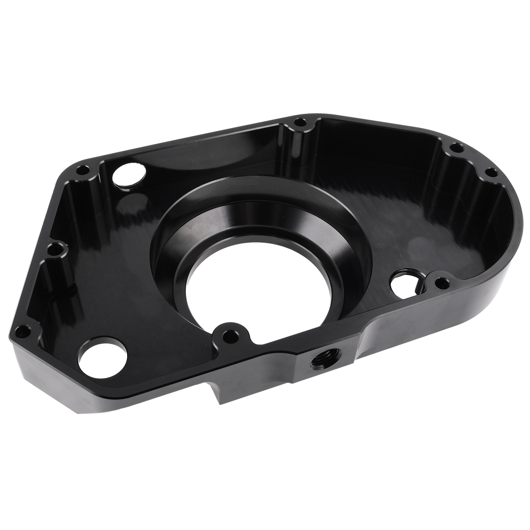 Pokrywa silnika lewa aluminiowa czarna clear Simson S51 SR50 DPR Performance