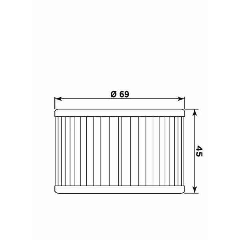MIW Meiwa filtr oleju Kymco 250 Venox 02-11r. (HF561)