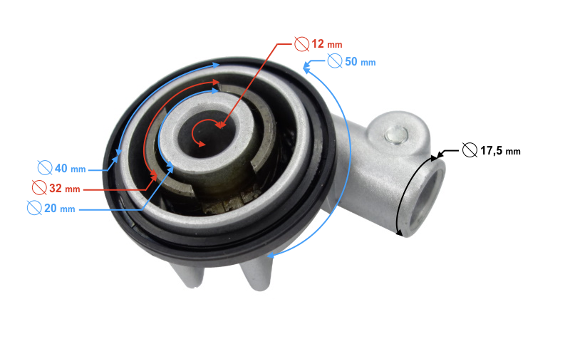 Napęd licznika do skutera Falcon 2