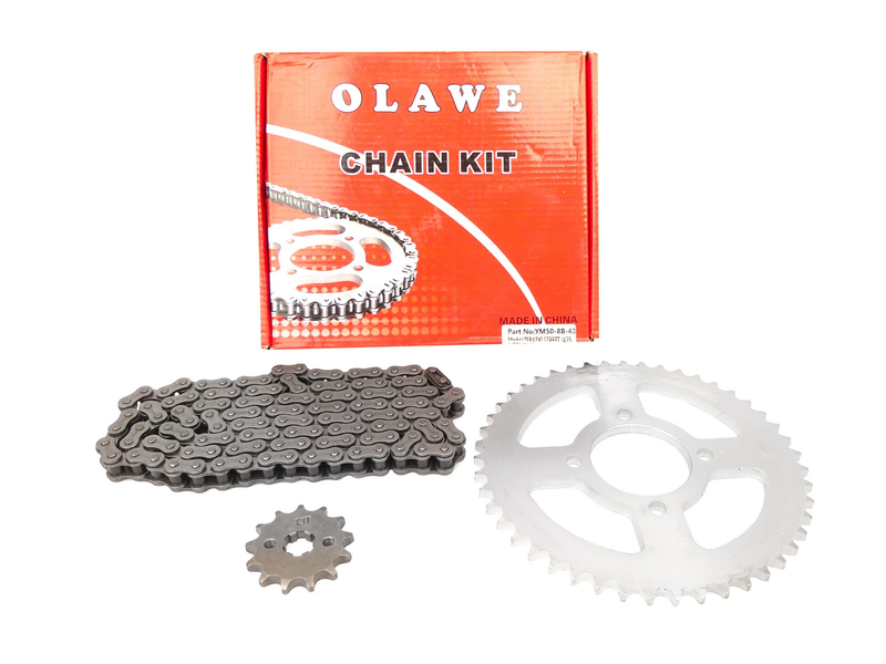 Zestaw napędowy zębatka łańcuch 428 street neken