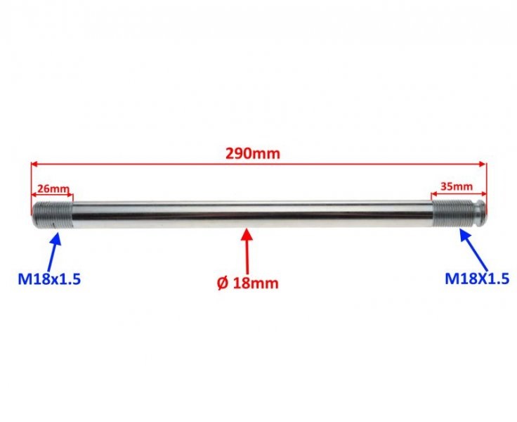 Oś wahacza mz etz 250 251