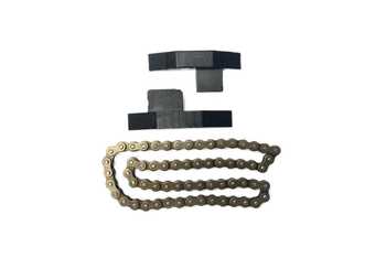 Łańcuszek rozrusznika + ślizgi dół quad atv 110 125 25H-62L 54/61mm