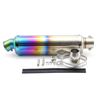 Końcówka wydechu Uni Triangle Long tęczowa kpl