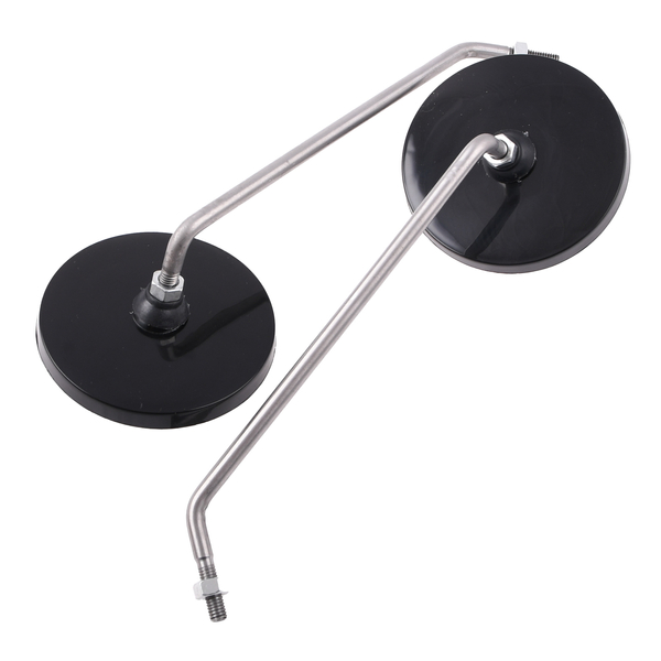 Lusterka okrągłe czarne uniwersalne M8 Classic Racing Force