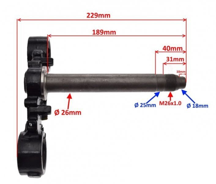 Junak 905 Widelec Półka Dolna Zawieszenia