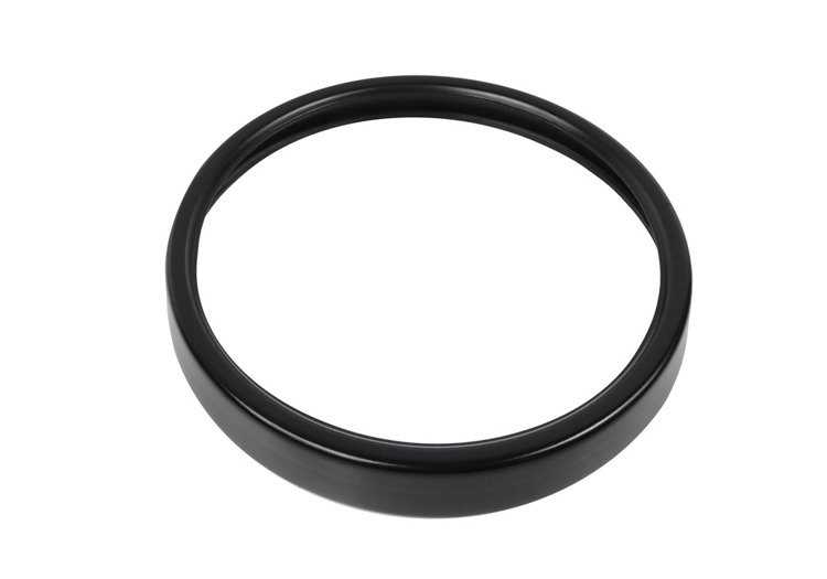 Ramka reflektora lampy przód czarna Simson SR50