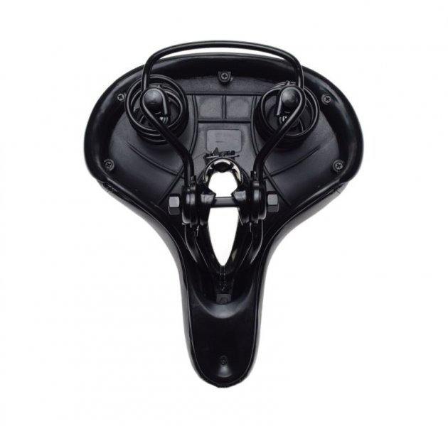 Siedzenie rowerowe na sprężynie czarne 245x200