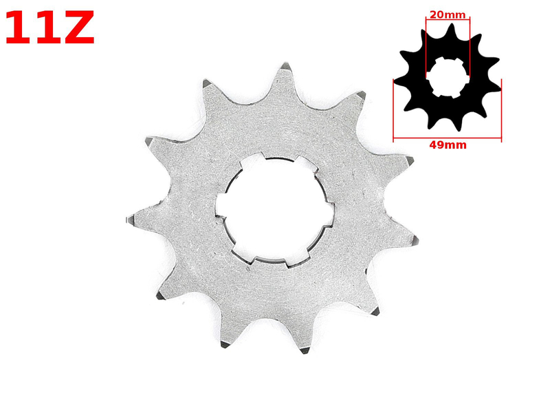 Zębatka zdawcza zębatka przód 11z Wsk 125