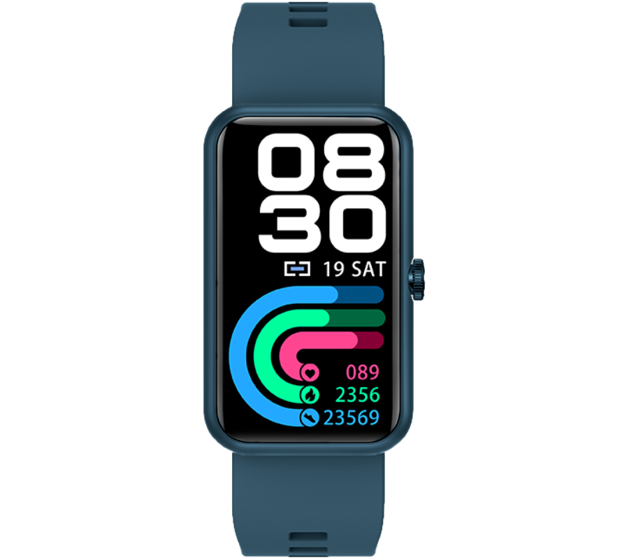 Smartwatch zegarek Rubicon RNCE83 granatowy IP68