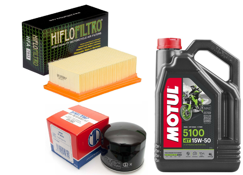 Filtr oleju powietrza olej Meiwa HF160 Motul 15w50 BMW F 650 700 800 06-19r