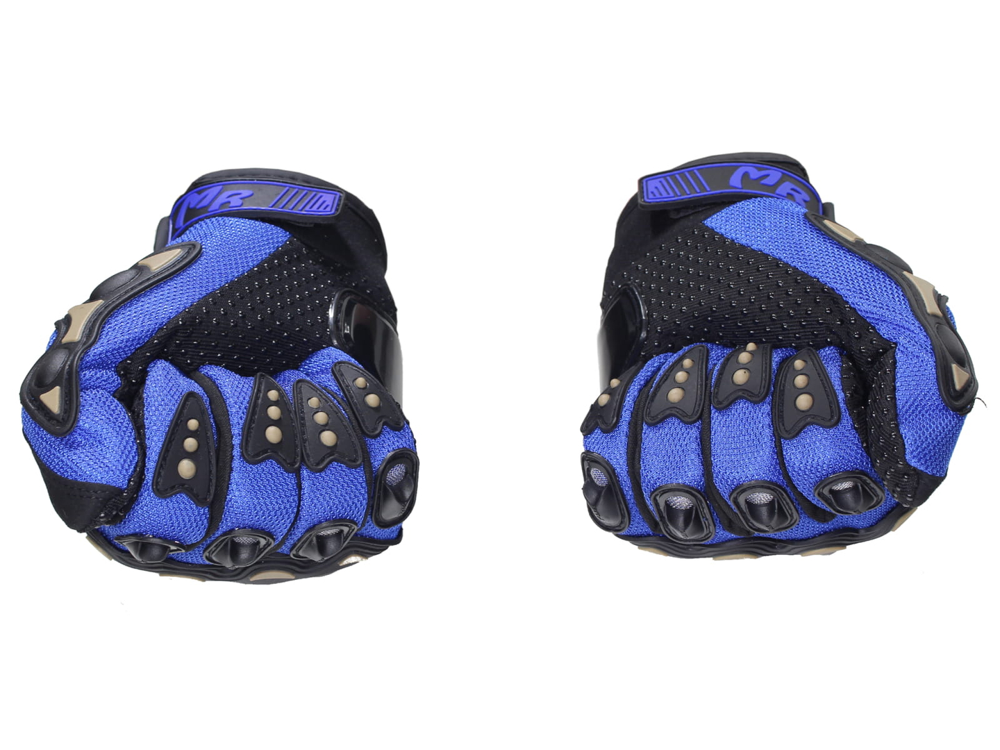 Probiker rękawice rękawiczki letnie krótkie niebieskie cross enduro street