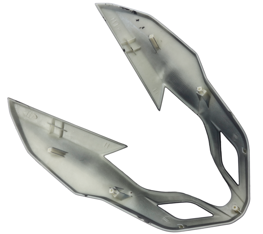 Obudowa dolna reflektora przedniego do motoroweru Barton FR 2