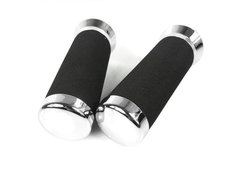 Calowe manetki chromowane gąbka krótkie chopper