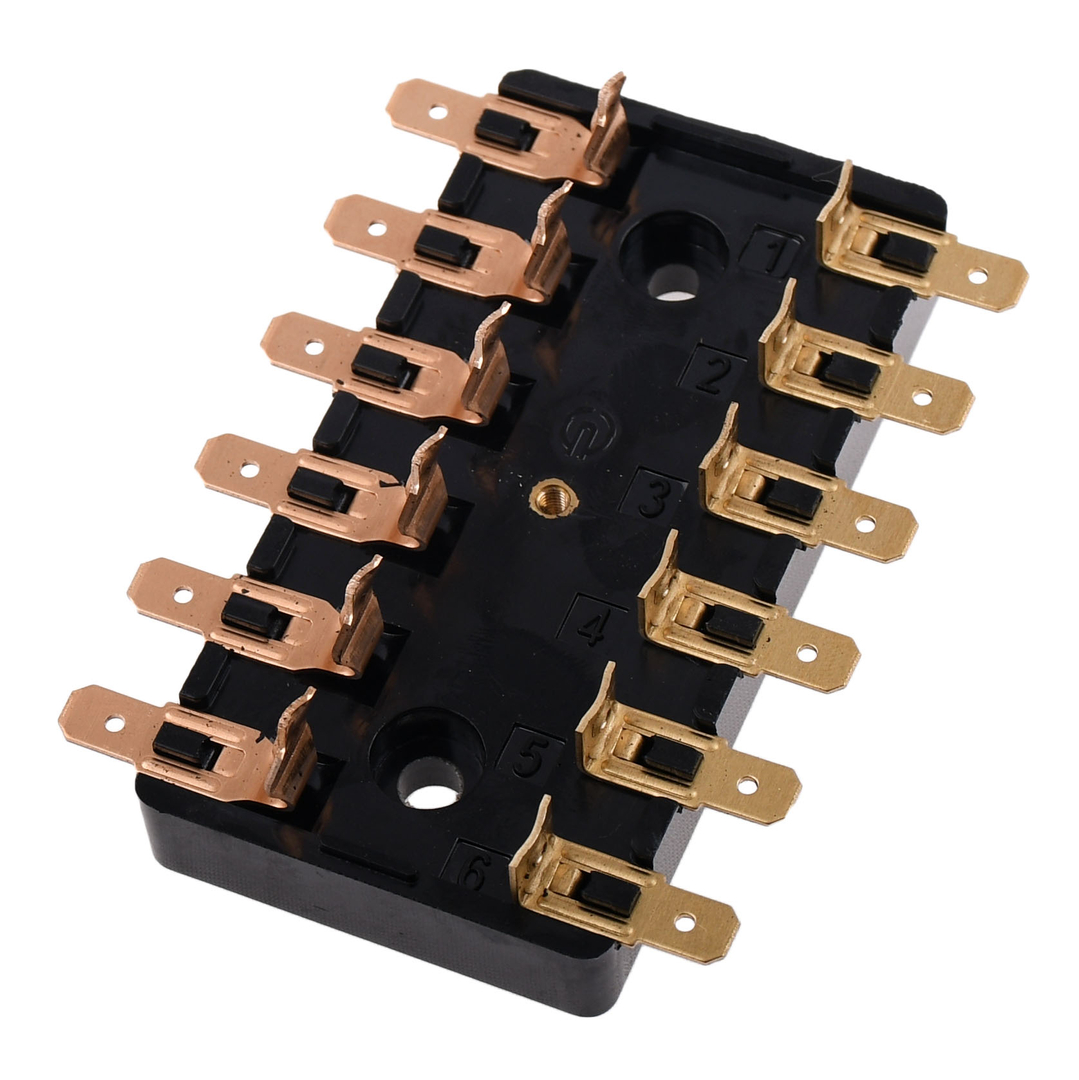 Puszka bezpieczników Simson MZ ETZ 6 bezpieczników bakelit MZA