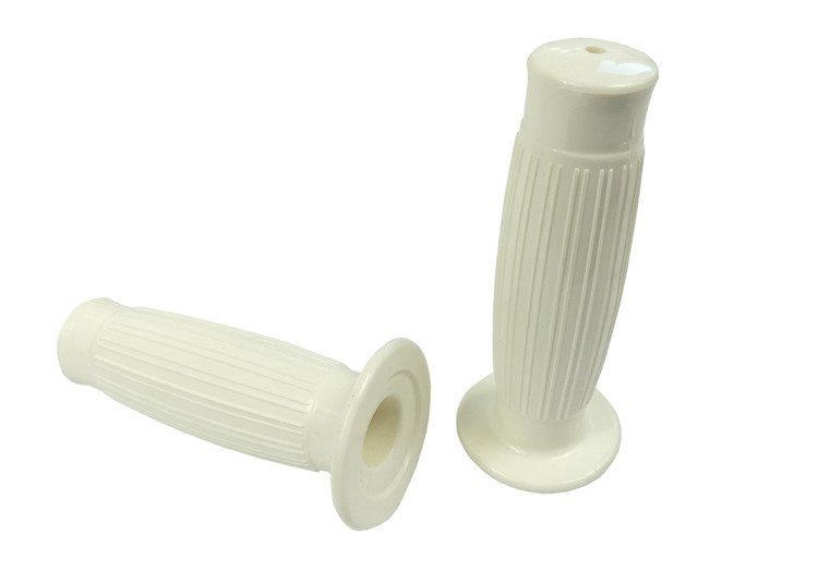 Manetki guma kierownicy retro biała 1 cal 25mm
