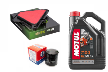 Zestaw Filtr powietrza oleju HF303 olej Motul 10w40 Kawasaki ZX10-R 11-16