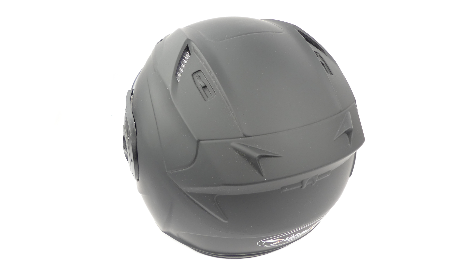 Kask otwarty czarny mat skuter motorower chopper