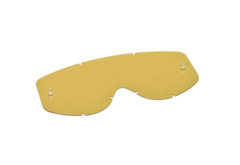 Szyba na zrywki do gogli leoshi nieparująca żółta
