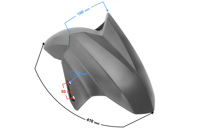 Obudowa Błotnik przedni do Barton E-Max grafit