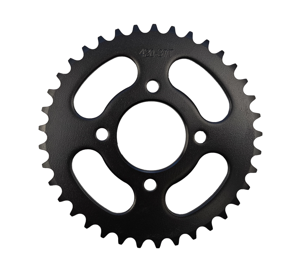 Zestaw napędowy zębatka przód 14z tył 37z łańcuch 420-130L quad atv pitbike