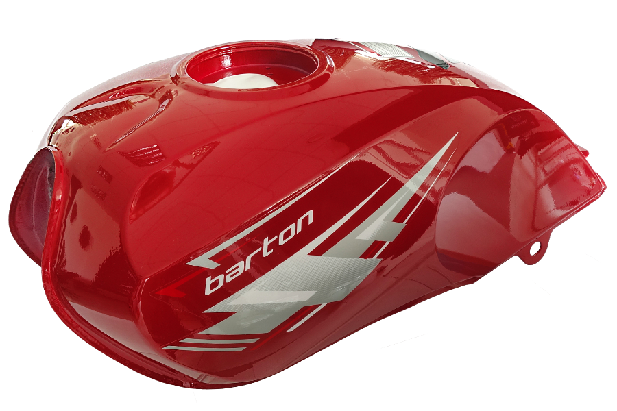 Zbiornik paliwa czerwony do motoroweru Barton Fighter 2