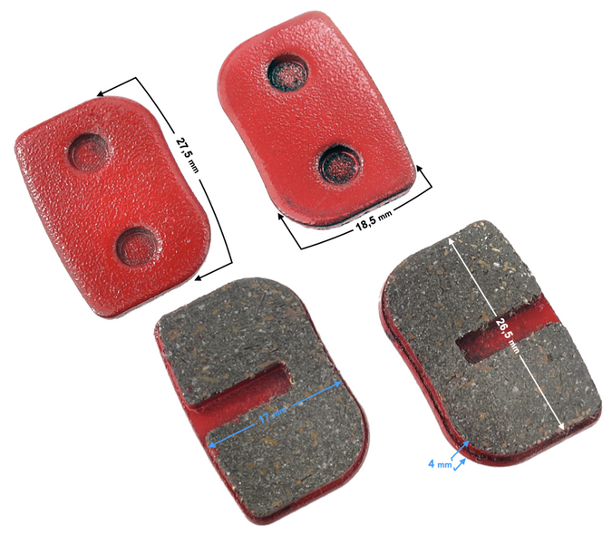 Klocki hamulcowe do Pocket Bike Mini Cross Atv 