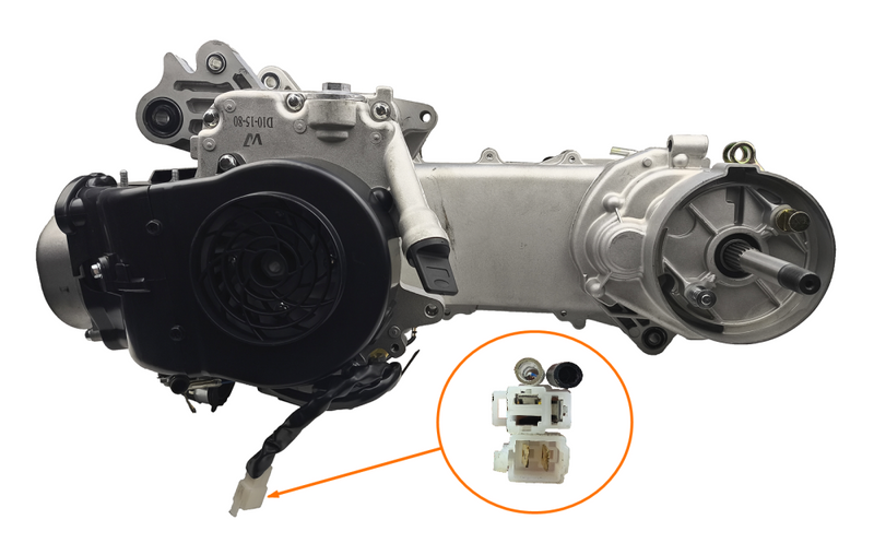 Silnik 80cc 139QMB 4T GY6 Benzer Kingway Router Zipp Zumico Barton Motobi