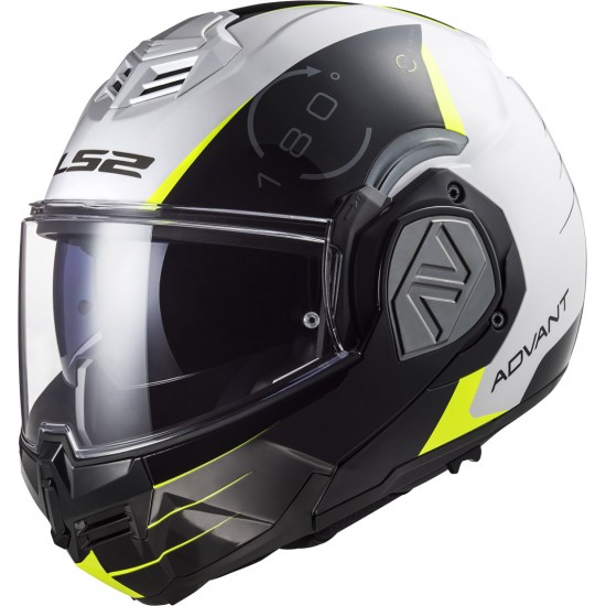 Kask szczękowy LS2 FF906 ADVANT CODEX WHITE BLACK