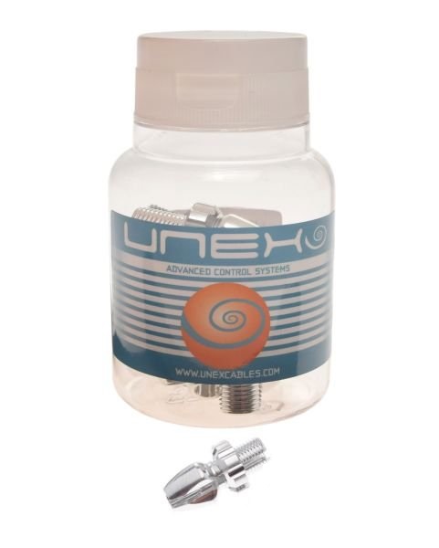 Unex śruba regulacji linki rowerowa 10mm alu