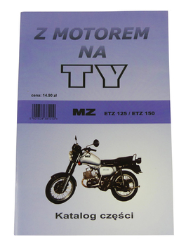 Motorem na ty katalog części schemat MZ ETZ 125 150