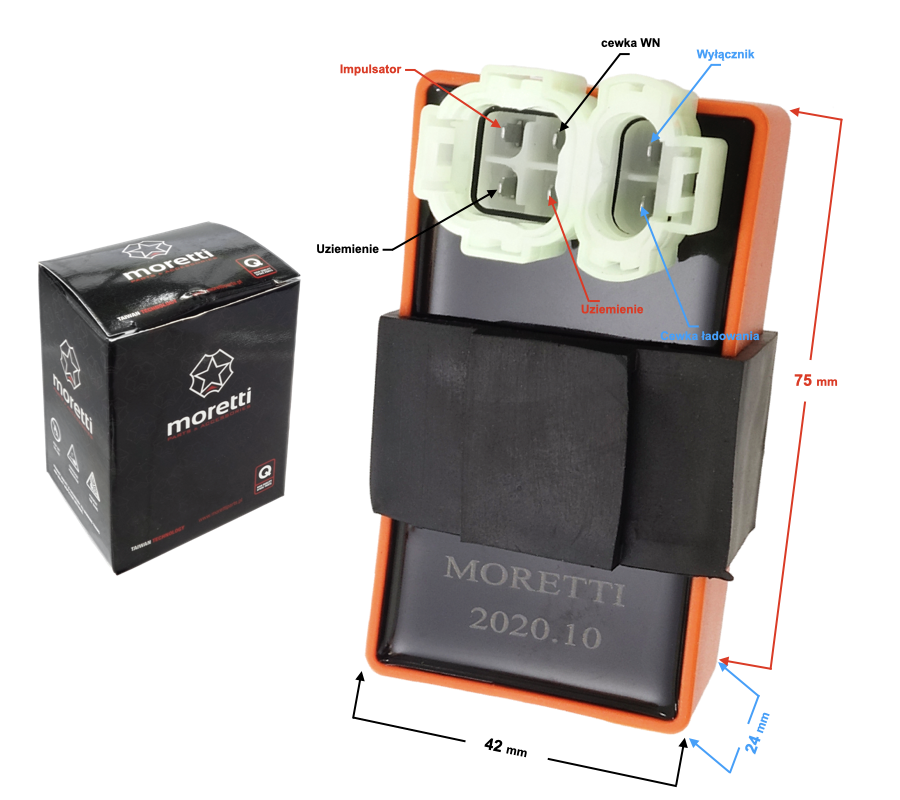 Moduł zapłonowy skuter 4T Keeway Barton Romet Zipp