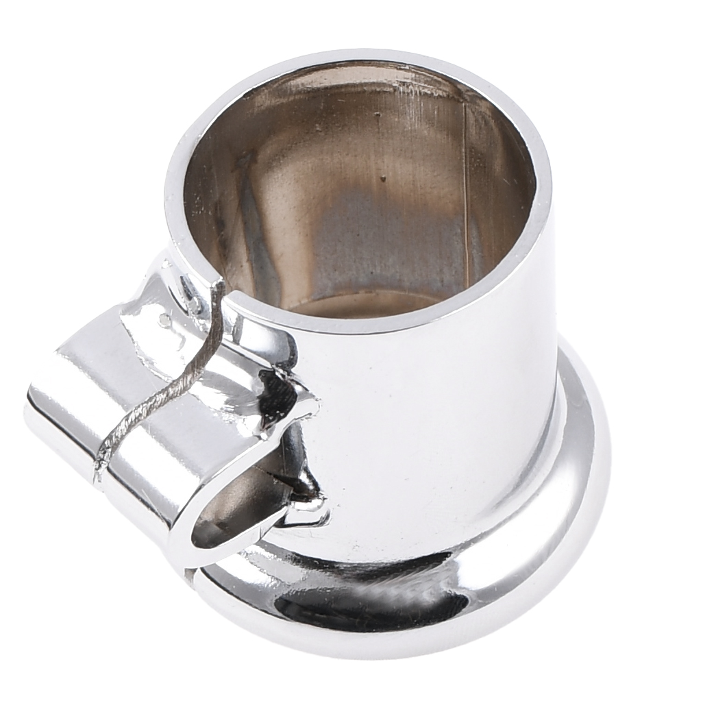 Obejma kolanka wydechowego chromowana Romet Komar