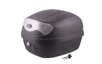 Kufer Moretti MR-808 28 l czarny biały odblask