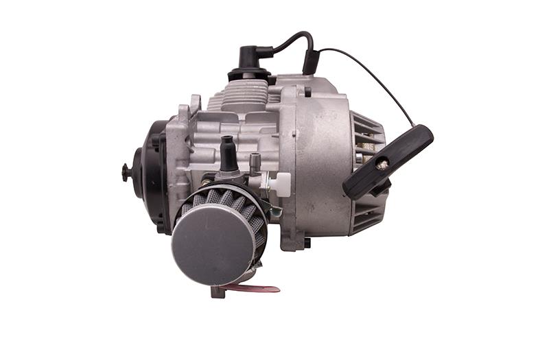 Silnik poziomy Pocket Bike 60cc 2T automat srebrny