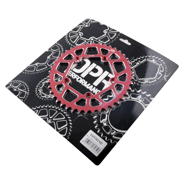 Zębatka tył 42z 420 aluminiowa czerwona Simson S53 DPR Performance