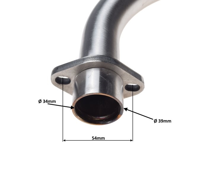 Tłumik wydech tuningowy motocykl Romet Zetka 125ccm