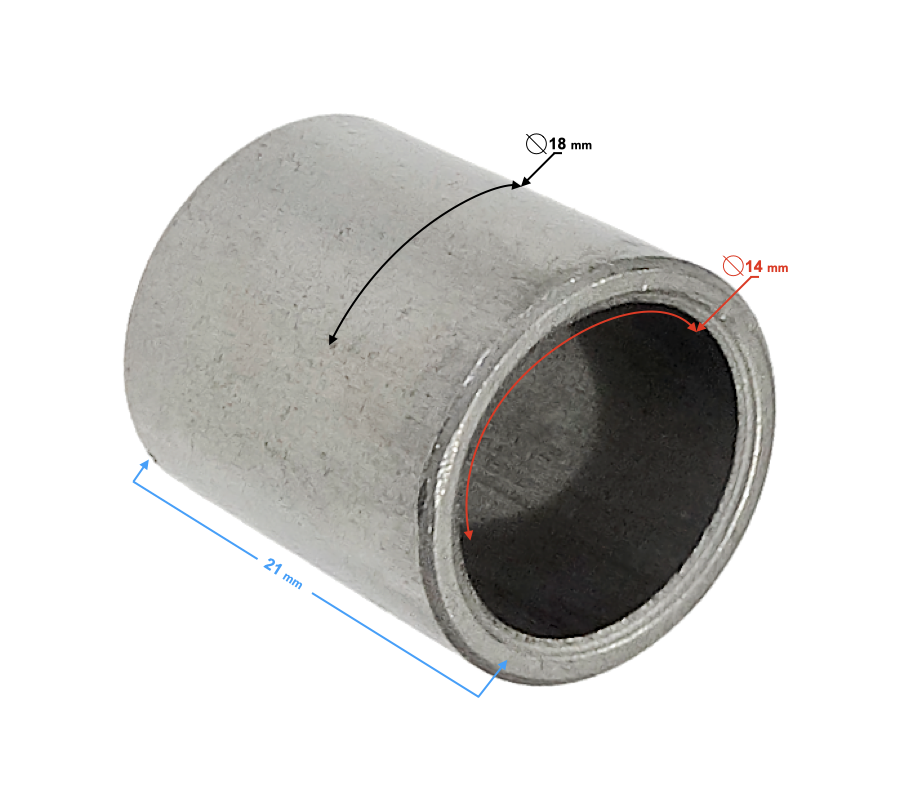 Tuleja półksiężyca skuter 4T Gy6 Barton Junak Zipp